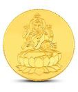1 gm 24kt purity 995 Fineness Lakshmi Gold Coin By CaratLane