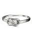 Sanskruti Diamond Studded Platinum Finish Ring