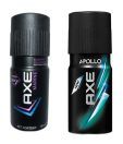 Axe (Apollo, Marine) Men Deodorant-150 ml Each