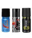 Axe (Music Star, Pulse, Googly) Men Deodorant-150 ml Each