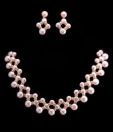 Magan Pearls Trendy Fresh Water Pearl Necklace Set