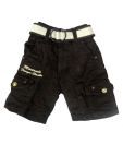 Jazzup Coffee Brown Shorts For Kids