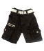 Jazzup Coffee Brown Shorts For Kids