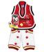 BBA Red Sleeveless Set For Kids