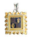 Dijyo Hanuman Chalisa & Ganesh Stotra Silver Petal Pendant