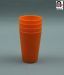 Biokips Party Orange Cup Set