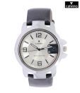 Calvino Stylish Black & Silver Watch