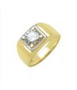 Johareez Silver Gold Plating Ring For Men