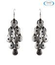 Vendee Black Fashion Earrings
