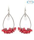 Vendee Red Beads Danglers