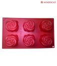 Wonderchef Six Mini Rose Moulds