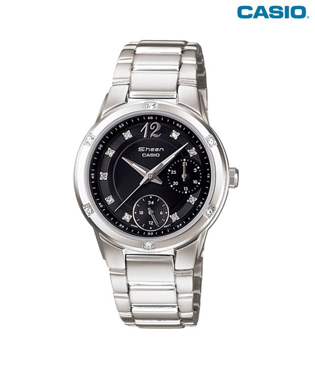 casio sheen gold watch