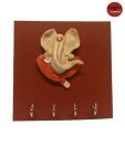 Earth Ethnic Ganesha Keyring Holder