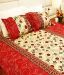 Bombay Dyeing-La Rosa 100% Cotton Bed Sheet with 2 Pillow Covers