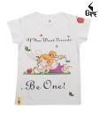 Zivene  White If You Want Friends Be One T- Shirt For Kids