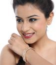 Pari Stylish Golden Waves Bangles