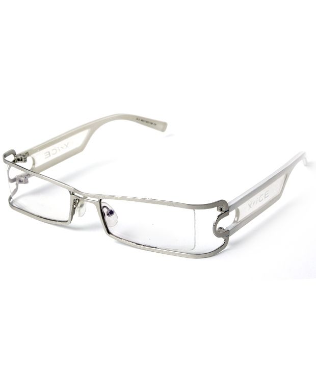 XIce Full Rim Silver Eyeglasses Buy XIce Full Rim Silver Eyeglasses