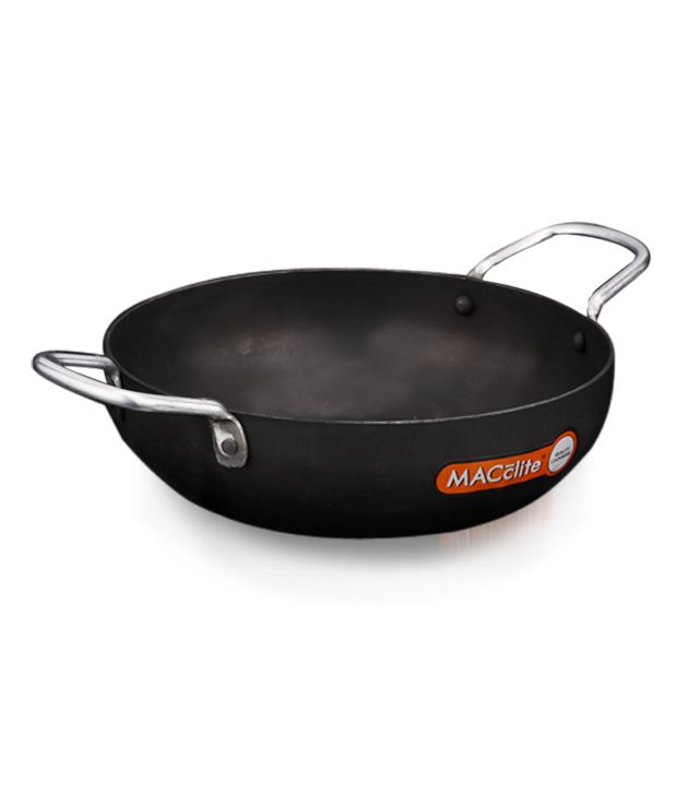 Kyyte Black Iron Kadai Buy Online at Best Price in India Snapdeal