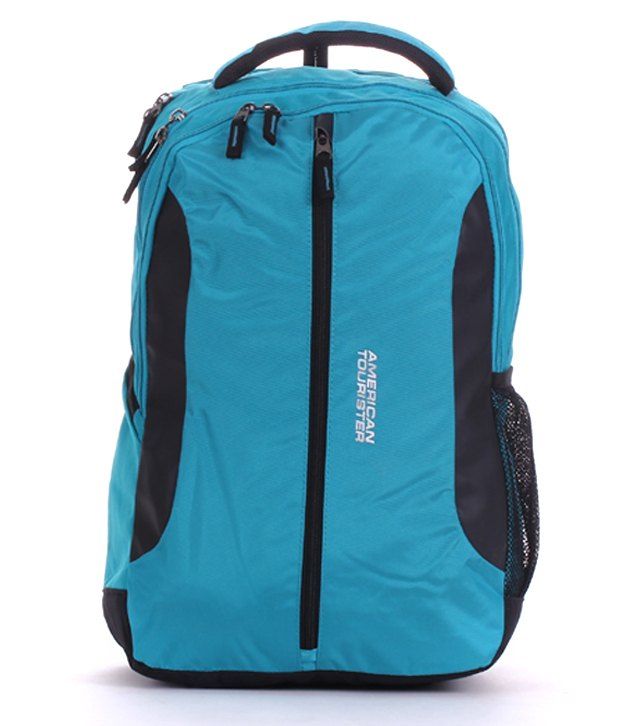 American Tourister Turquoise &amp; Black R53069005 Laptop Bag - Buy ...