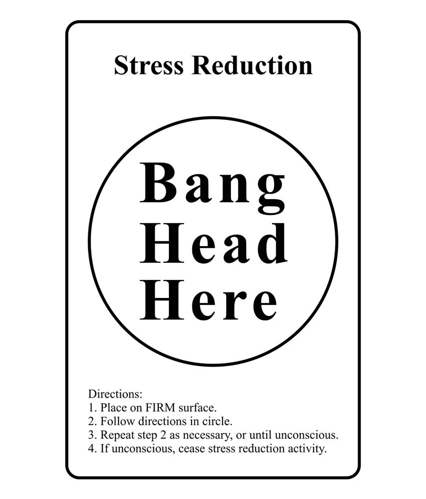 Bang Head Here 12 X 18 Inches Buy Bang Head Here 12 X 18 Inches At 