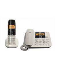 GigasetA590 Corded & Cordless Combo Landline Phone (white & black)