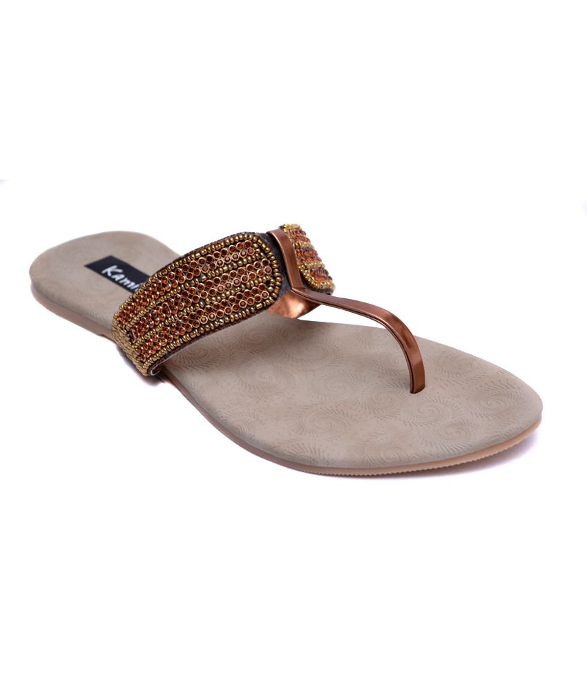 Kamil Fancy Flats chappal Price in India- Buy Kamil Fancy Flats chappal Online at Snapdeal