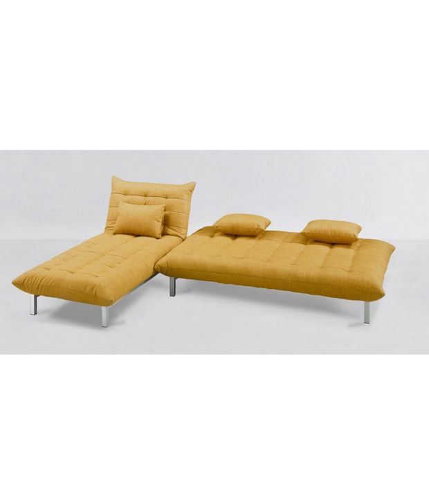 shaped sofa cum bed - Yellow: Buy Online @ Rs.21999/- | Snapdeal