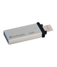 Verbatim Store 'n' Go OTG Tiny 16 GB Pen Drives Silver