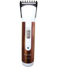 Kemei KM-029 Trimmer White and Brown