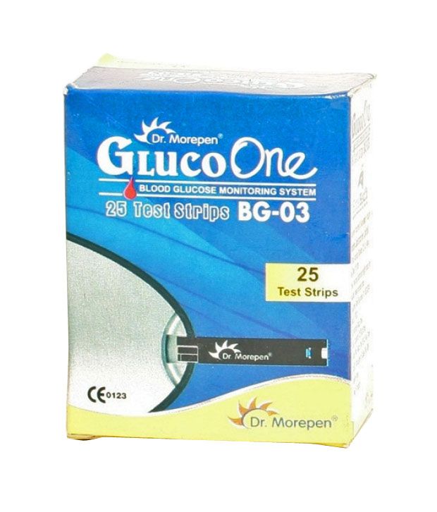 Dr Morepen GlucoOne BG 03 (25 Strips) Buy Diabetic Care Online in