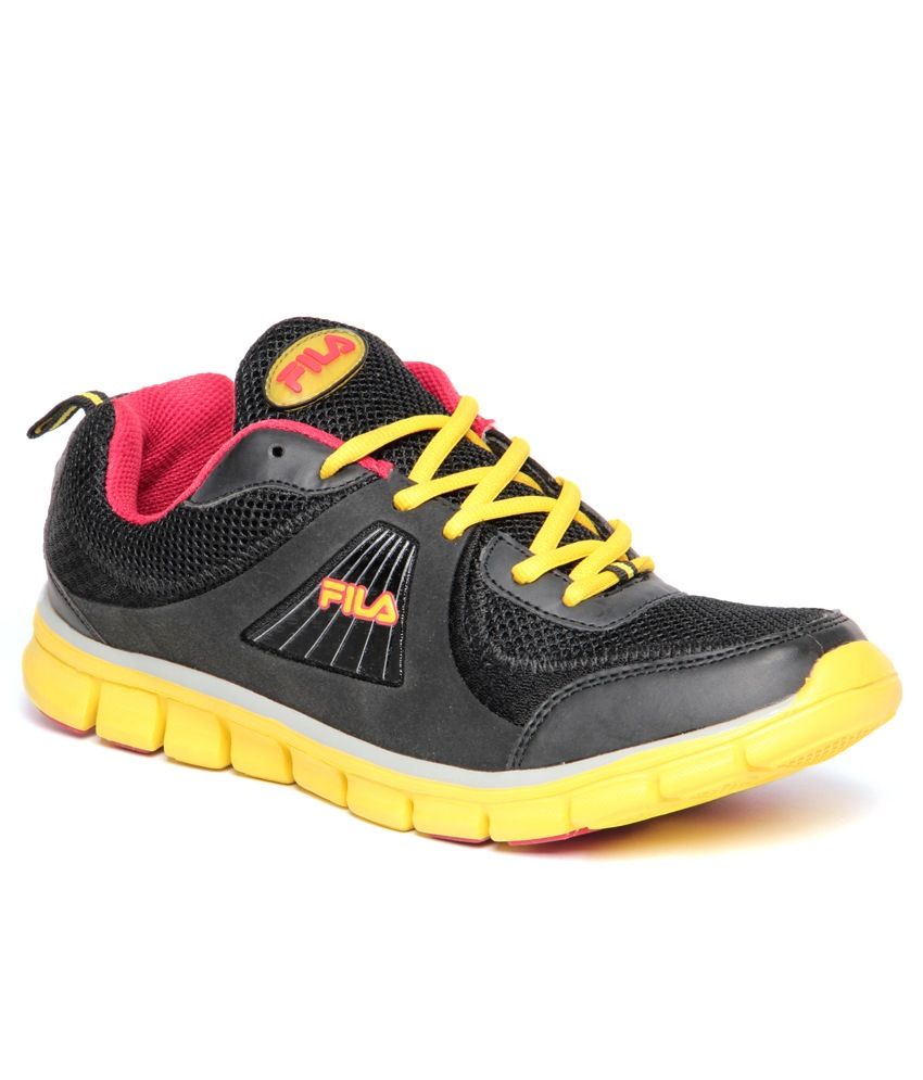 fila running shoes yellow