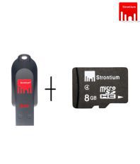 Strontium Pollex Series USB Flash Drive (8GB)+Strontium 8...