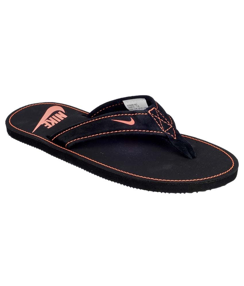 Buy NIKE Black Flip Flops for Men | Snapdeal