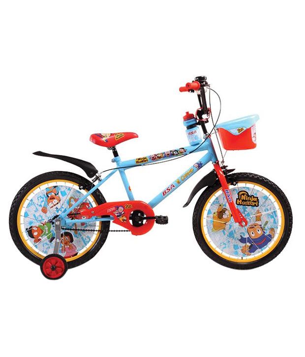 BSA Champ Ninja Hattori Bicycle With Free Backpack & Water Sipper Buy