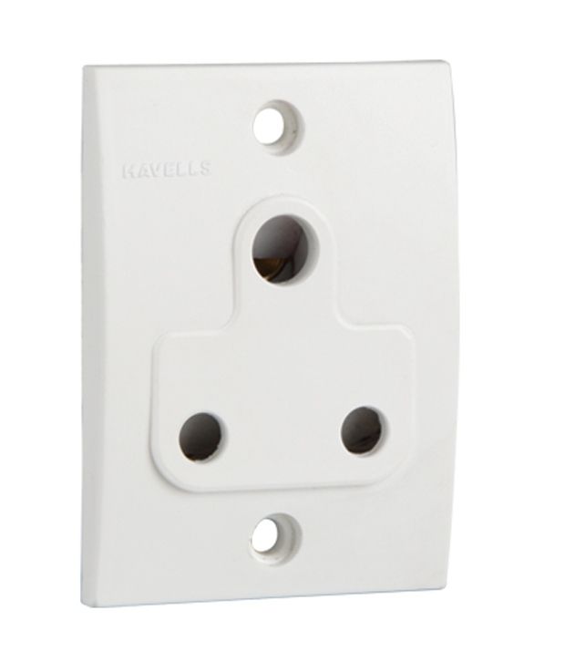 Buy Havells 6a 3 Pin Socket With Shutter Online At Low