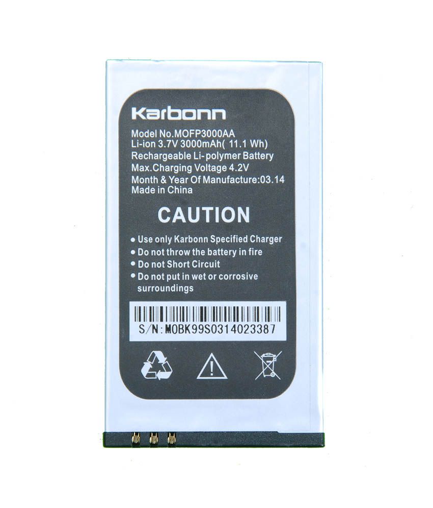 karbonn frames s9 battery price