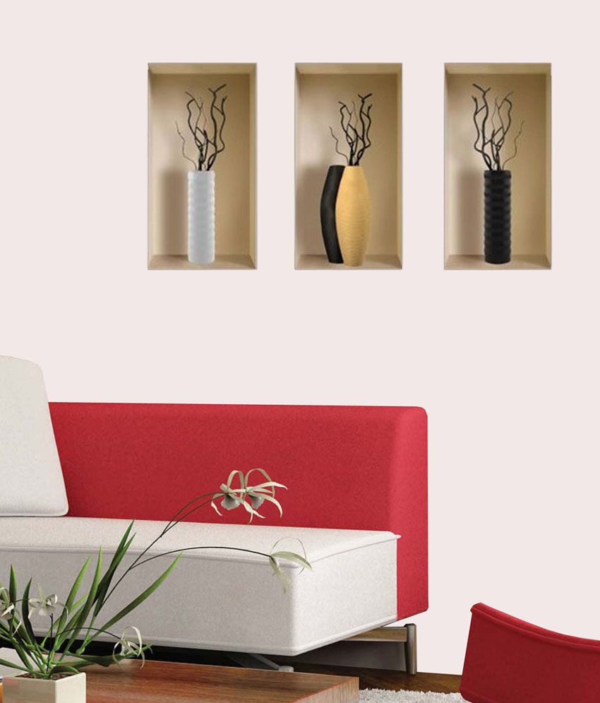 Wall Art Decor 3d Effect Wall Sticker: Buy Wall Art Decor 3d Effect