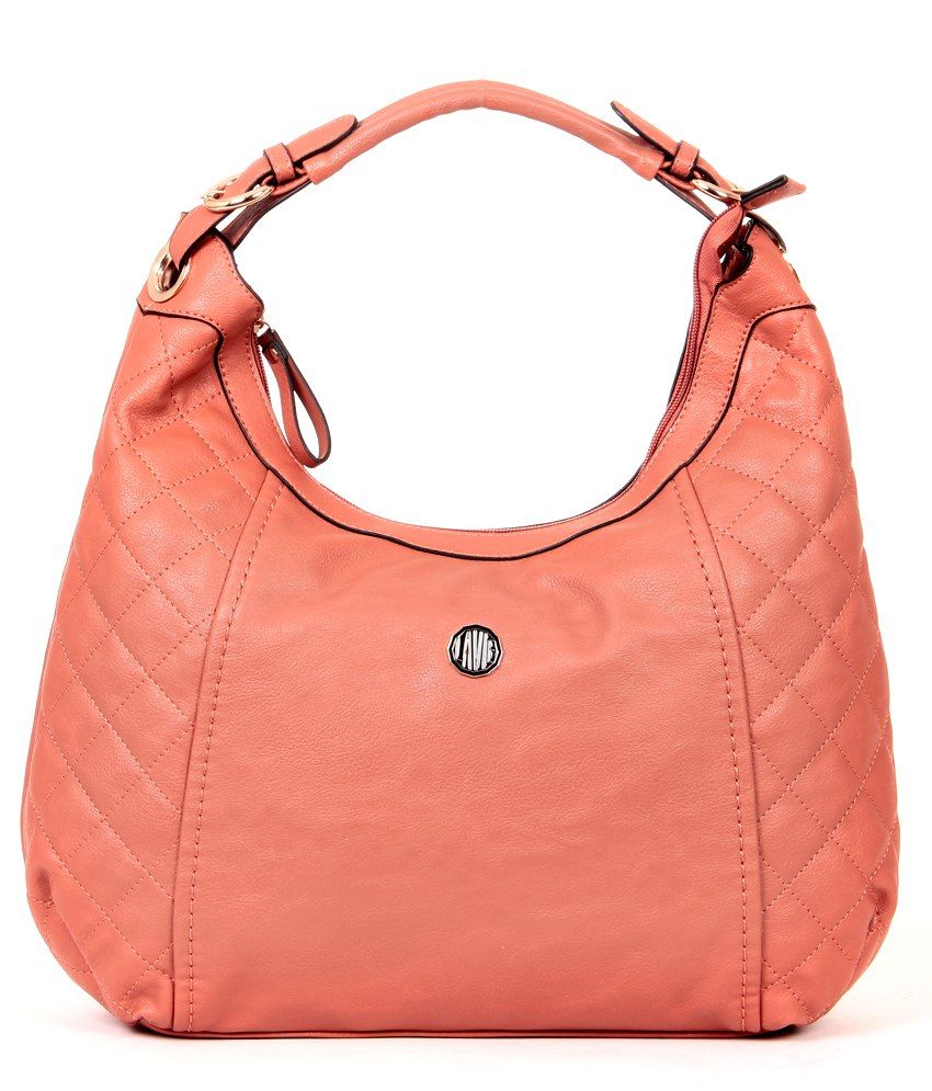 peach pink bag