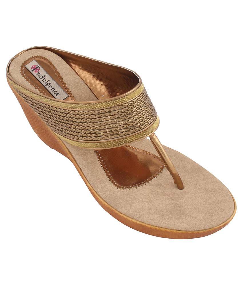 Indulgence Gold High Heel Sandals - Buy Women's Sandals @ Best Price ...