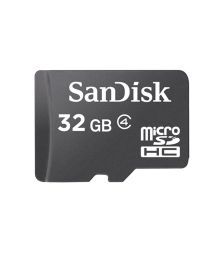 SanDisk microSDHC Card 32GB, CLASS 4