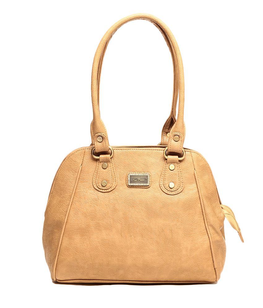 small beige handbag