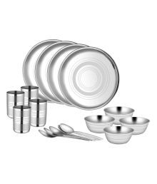 Airan Stainless Steel Brunch Dinner Set - 16 Pieces