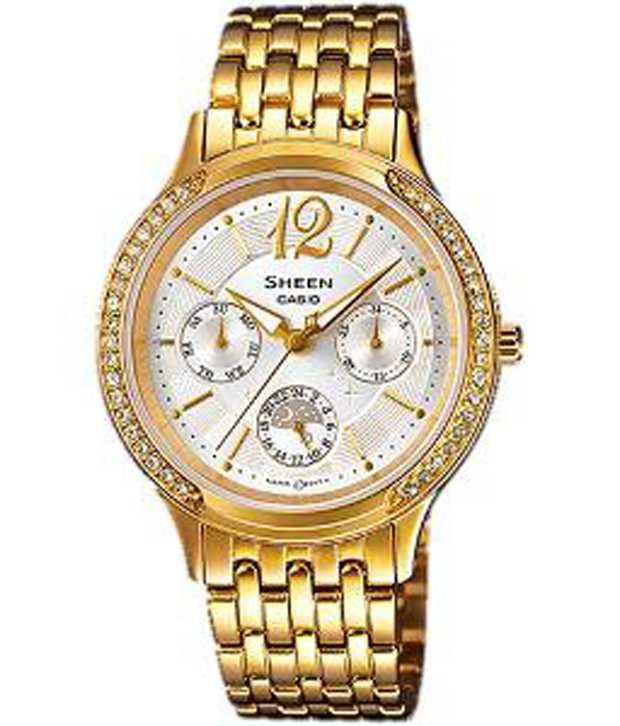 casio ladies silver watch