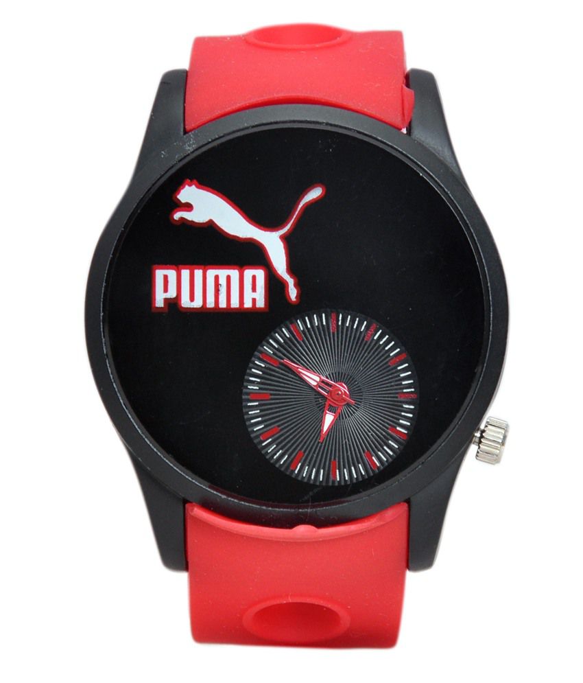 Puma Puma Red Analog Watch
