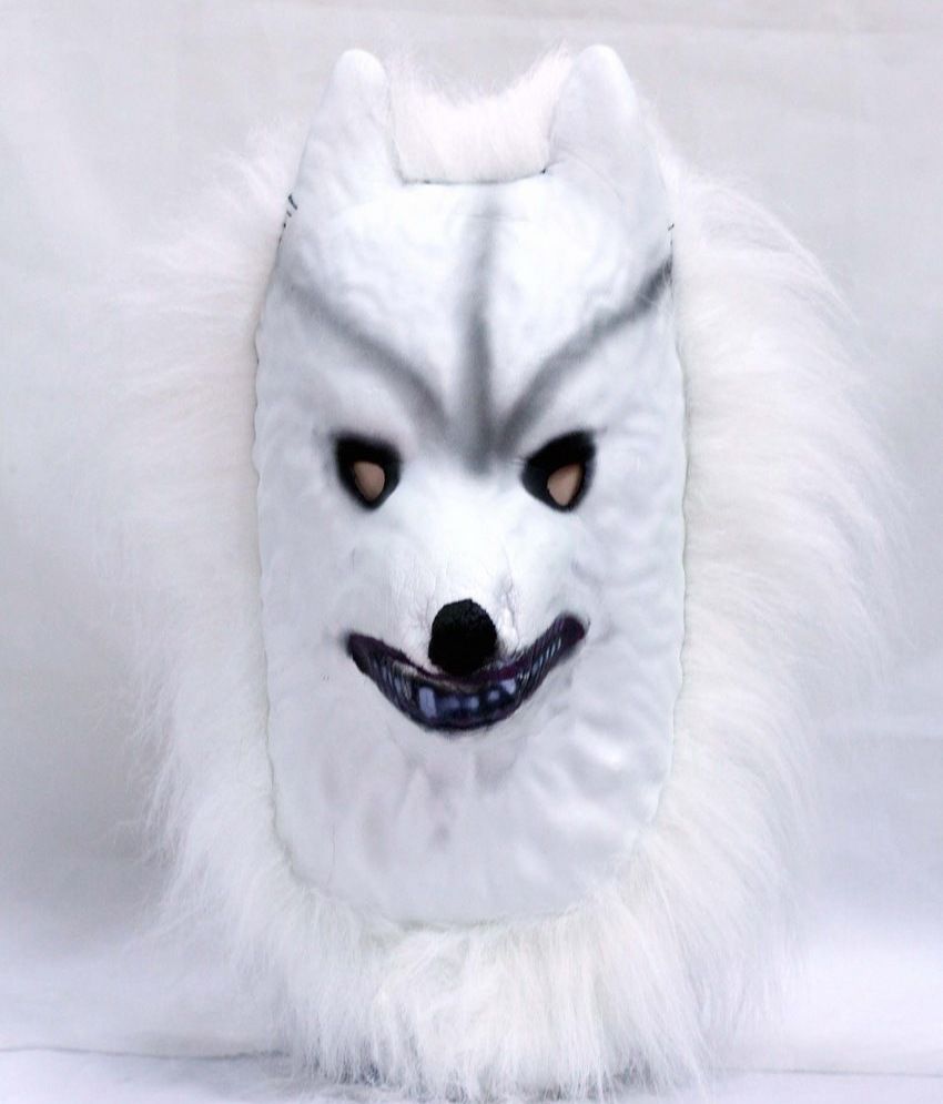 Tootpado Cartoon Animal 3d Eva Foam Mask Halloween White Wolf Buy