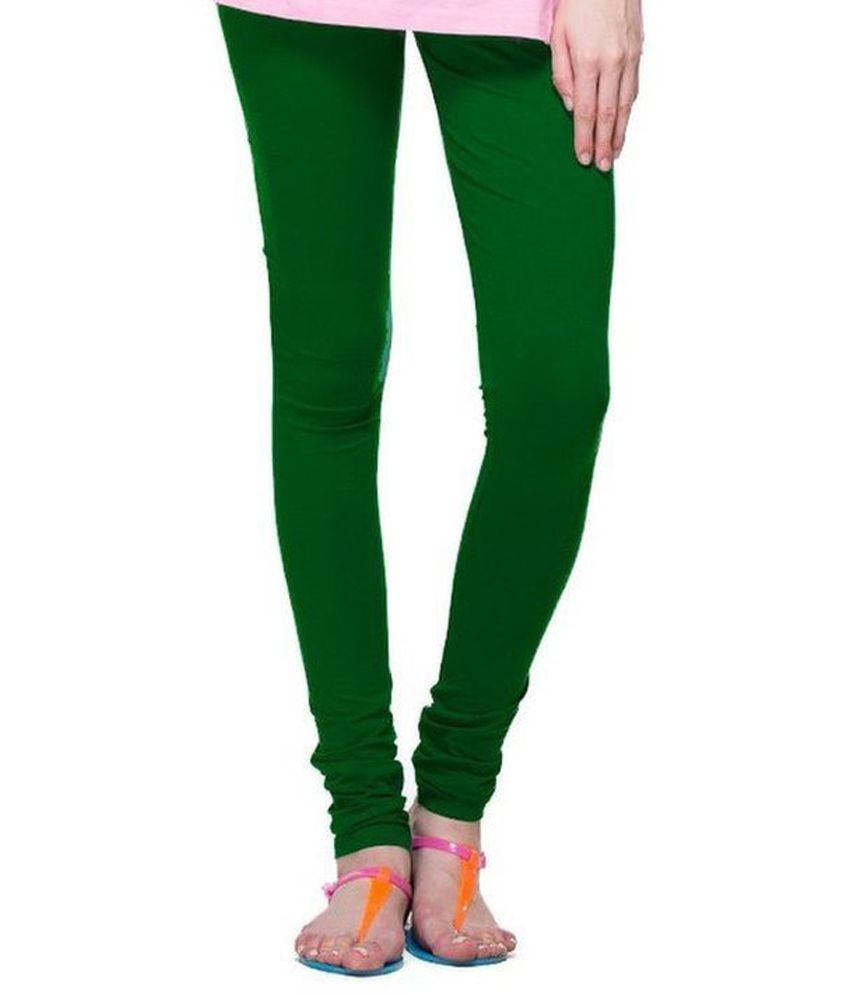 dark green leather leggings