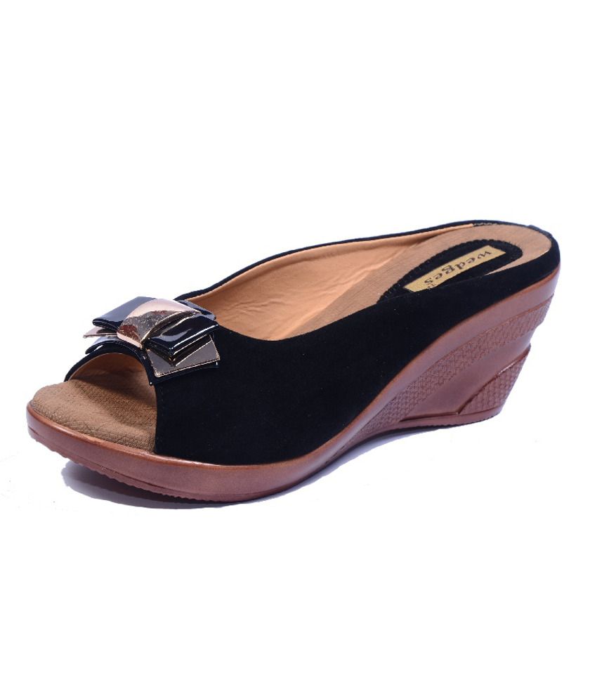 open toe boot wedges