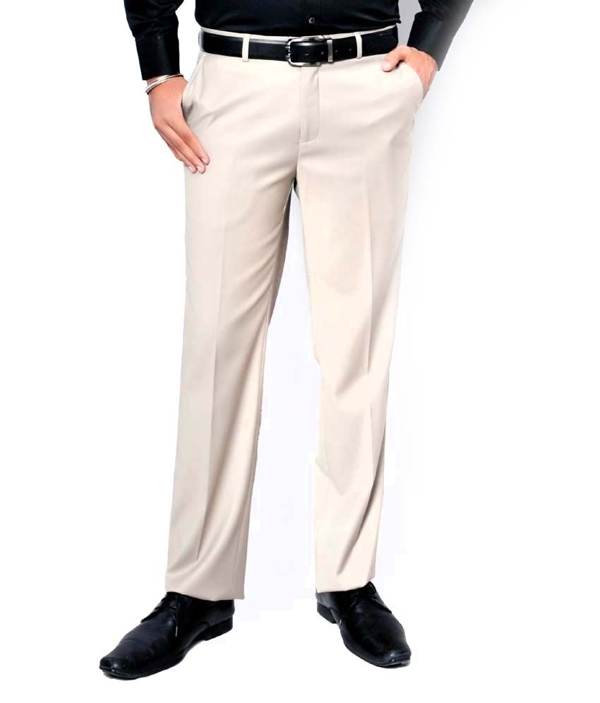 formal cream pants