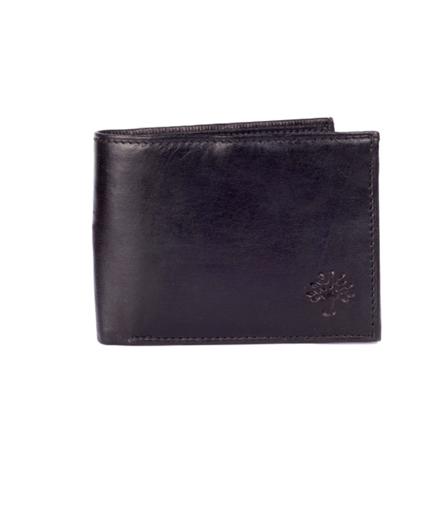 Woodland Formal Mens Leatherite Bifold Wallet Black worth Rs. 2249 for Rs. 799