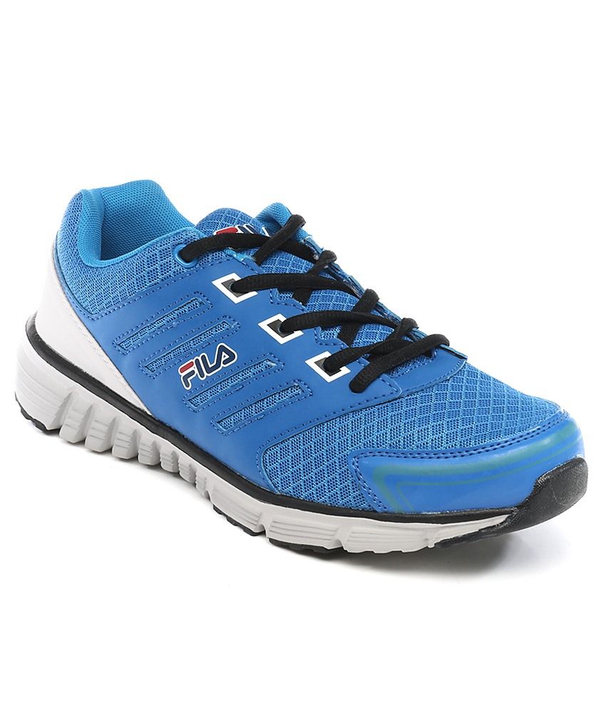 fila blue running shoes